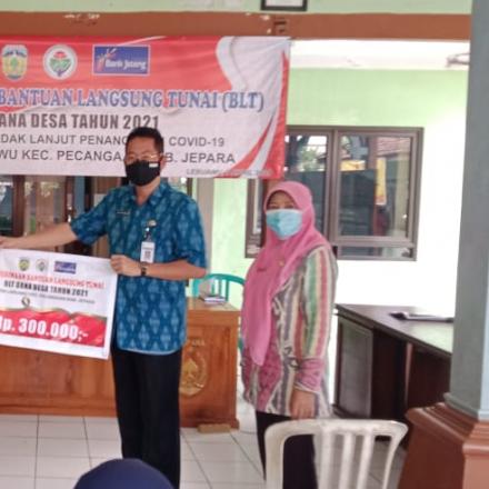 PENYALURAN BLT DD TAHUN 2021 DESA LEBUAWU